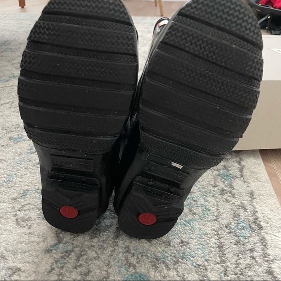 Hunter Original Tall Gloss Black Rain Boots - Picture 4 of 6